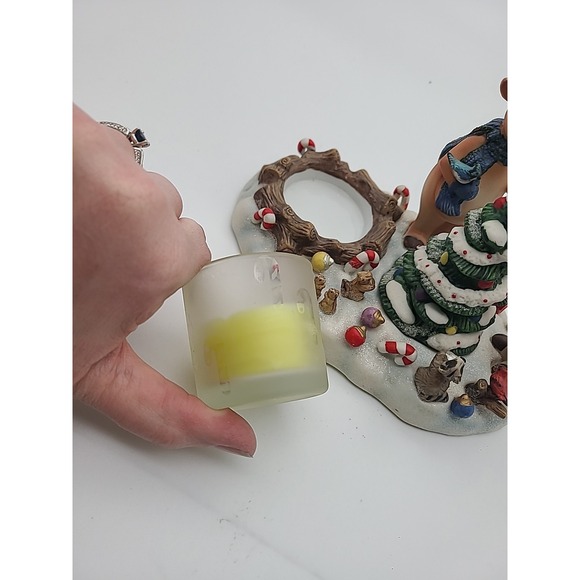 Partylite Reindeer Votive Candle Holder P8536 Holiday Christmas‎ Winter Woodland - Picture 4 of 10